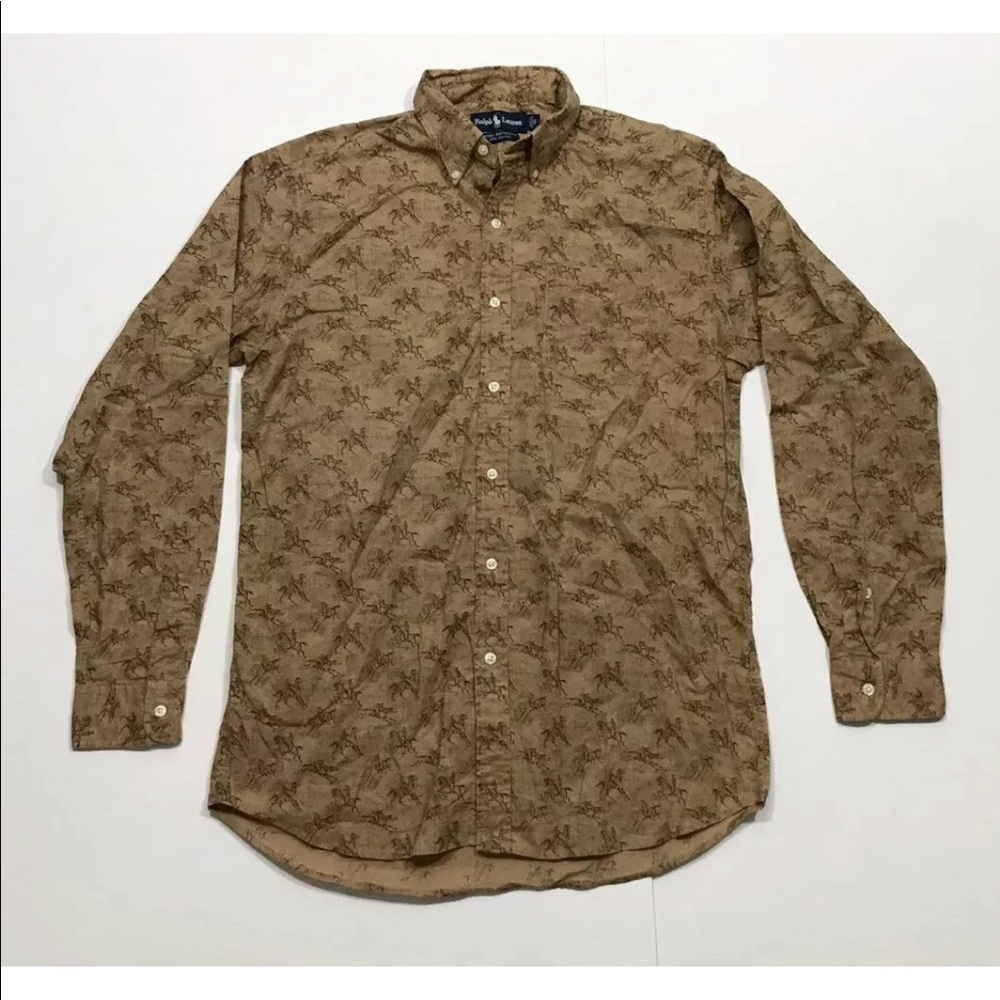 RALPH LAUREN Equestrian Longsleeve Men’s Shirt S